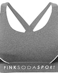 Pink Soda Womens Sport Layna Medium Support in Grey