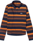 Martine Rose Mens L/S Pulles Neck Polo In Multicoloured