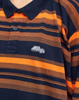 Martine Rose Mens L/S Pulles Neck Polo In Multicoloured