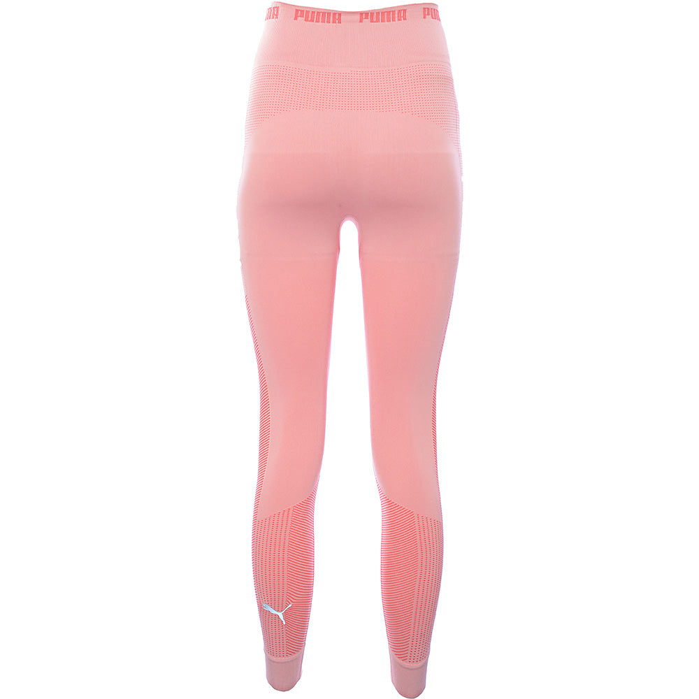 Puma Womens Soft Pink Training Evoknit Seamless Leggings