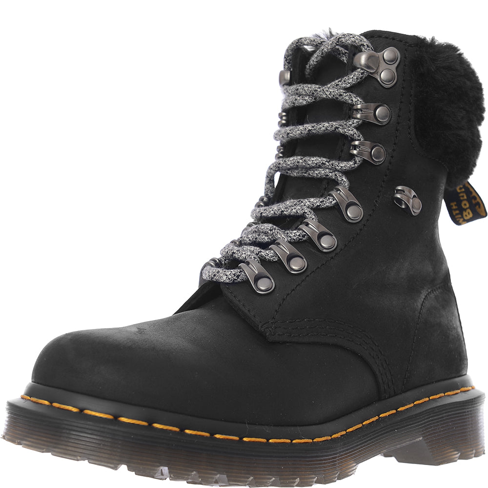 Dr. Martens Women s 1460 Serena Collar Flat Lace Boots