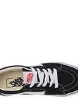 Vans Womens Sk8-Low Trainers In Black