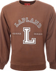 Threadbare Christmas printed sweater in chocolate brown - BROWN
