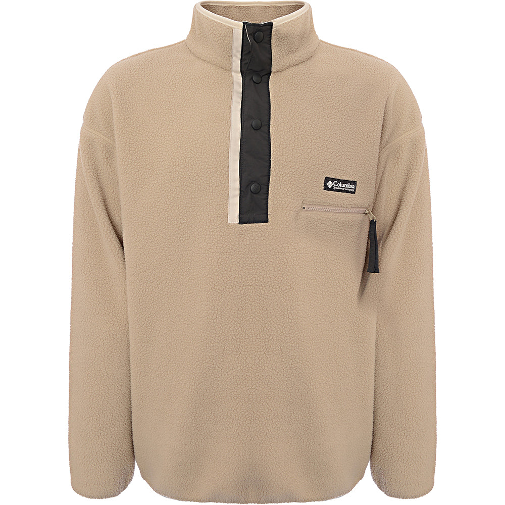 Columbia Mens Helvetia 1 2 Snap Fleece In Beige