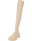 Raid Womens Boots Knee-High Boots In Cream