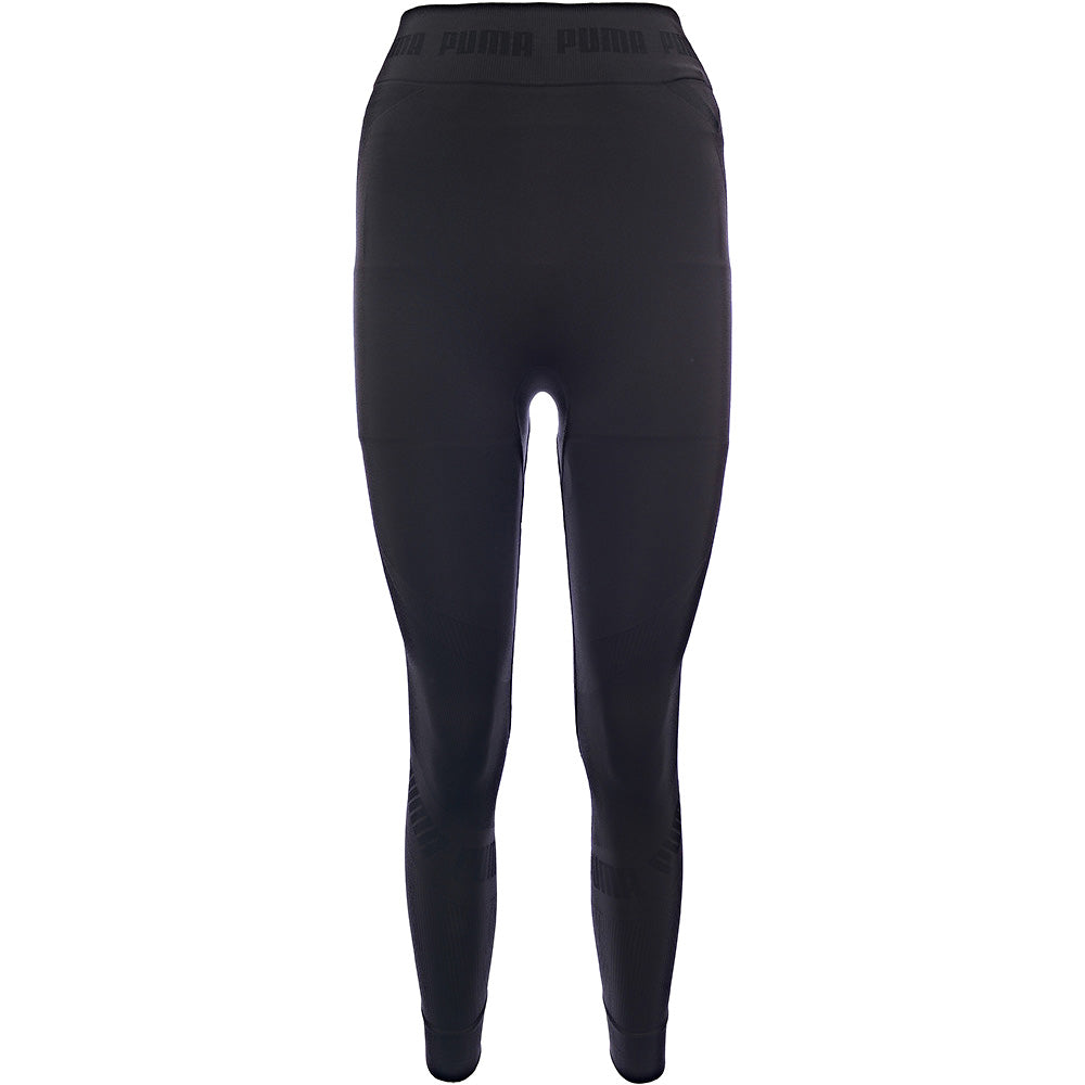 Puma Womens Black Training Evoknit Seamless Contour Leggings