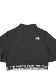 The North Face Women's Black Performance Cropped Long Sweatshirt