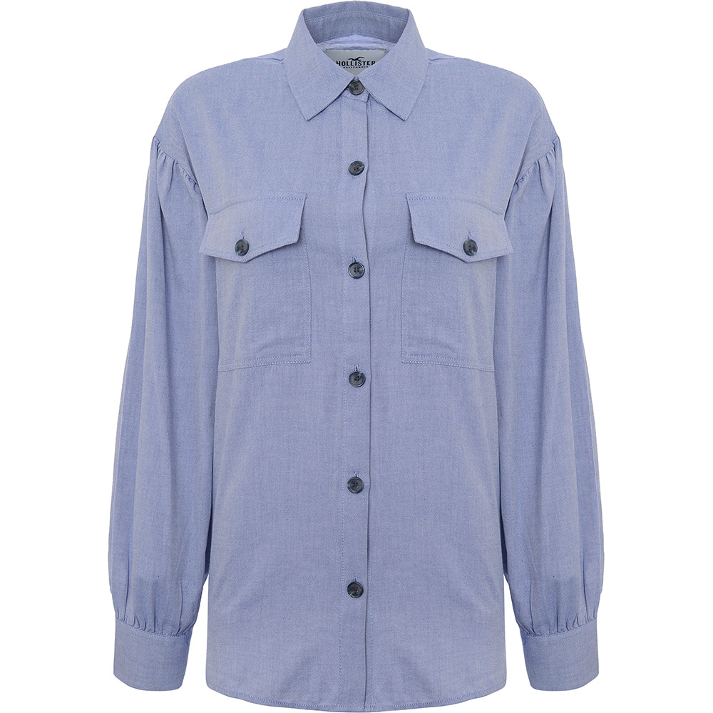 Hollister chambray shirt hotsell