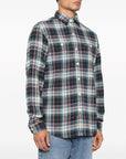 Polo Ralph Lauren Men's Classics Flannel Cotton Navy Check Shirt