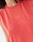 PE Nation Womens Precinct Tank in Red