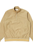 Universal Works Mens Vale Half Zip Sand