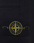 Stone Island Mens Fleece Bermuda Shorts In Blue