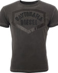 Diesel Mens Short Sleeves In Grey
