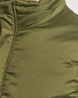 Beams Mens Green Mil Puff Vest