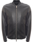 Dsquared2 Mens Leather Outerwear In Black
