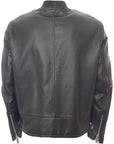 Dsquared2 Mens Leather Outerwear In Black