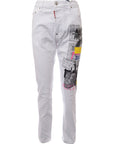 Dsquared2 Mens 5 Pockets In White