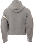 Y-3 Womens Hooded Sweatshirt In Grey