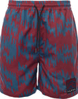 Mens Tremor Pattern Swim Shorts In Multicoloured