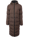 Soul Star Men's Longline Puffer Jacket with Hood