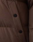 Soul Star Men's Longline Puffer Jacket with Hood