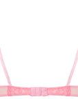 Womens Hunkemoller Pop Lace And Mesh Non Padded In Pink