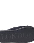 Laines London Womens Lobster Slipper In Black