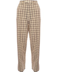 Cotton:On Women'S Rochelle Check Print Wide Leg Trousers
