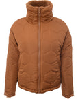 Pimkie Women'S Brown Borg Jacket With Contrast Panel In Brown