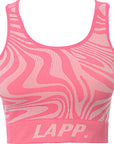 LAPP Women's Bright Pink Seamless Sports Bra Co-ord