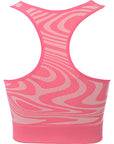 LAPP Women's Bright Pink Seamless Sports Bra Co-ord