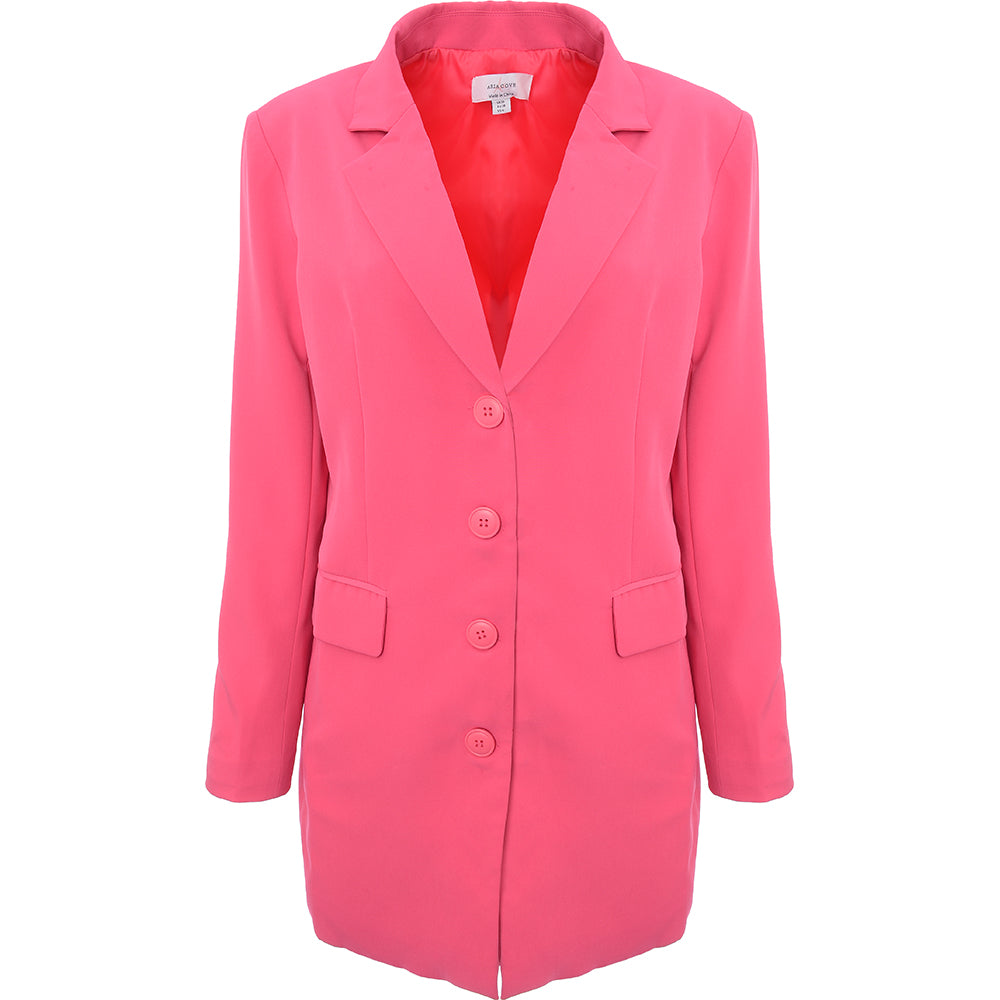 Aria Cove Women's Hot Pink Boxy Blazer Dress – Sale Lab UK