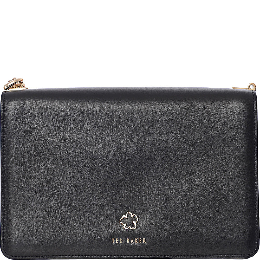 Ted Baker Womens Jorjey Flower Eyelet Cross Body Bag In Black Sale Lab UK