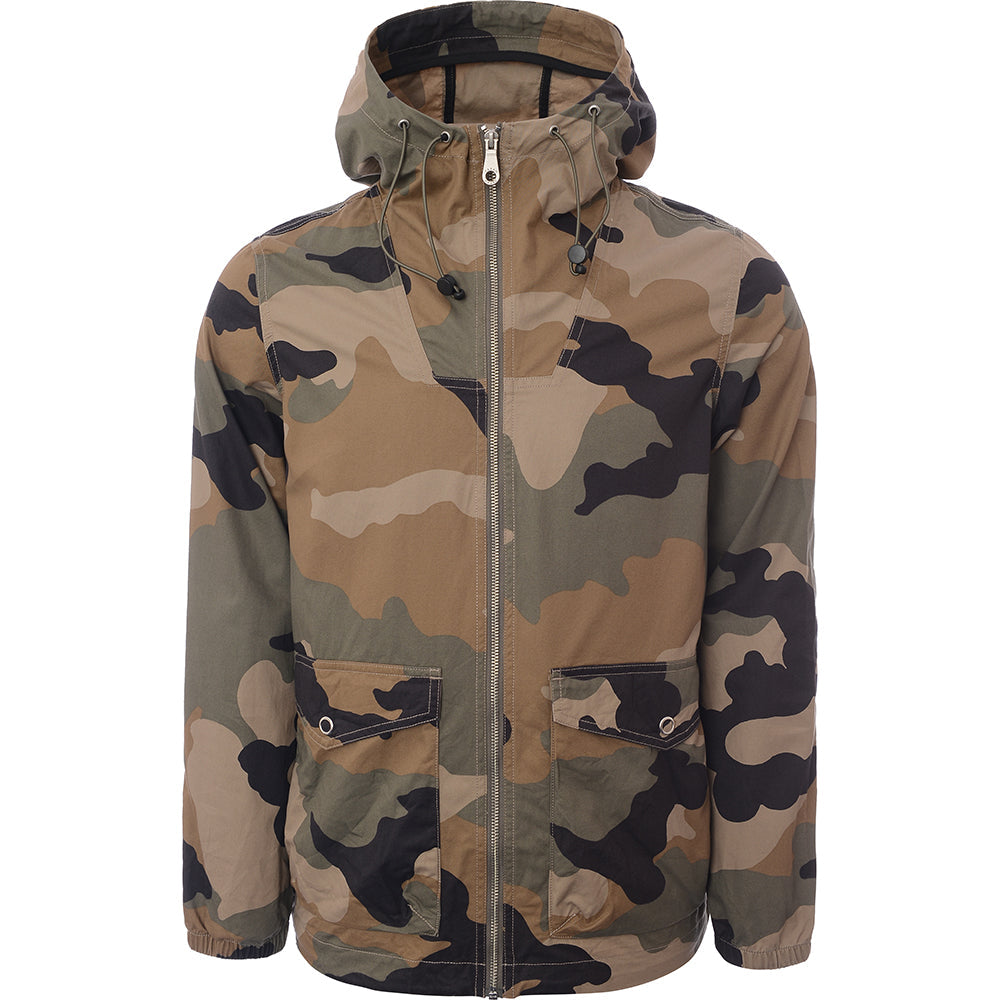 Farah Men s Khaki Camo Parka Jacket