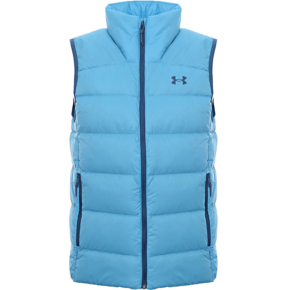 Under Armour Men s Blue S Down 2.0 Puffer Gilet Sale Lab UK