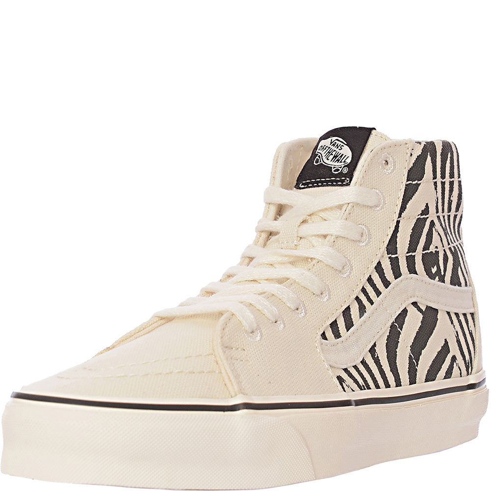 Vans Mens Sk8 Hi Tapered Trainers In Zebra Print