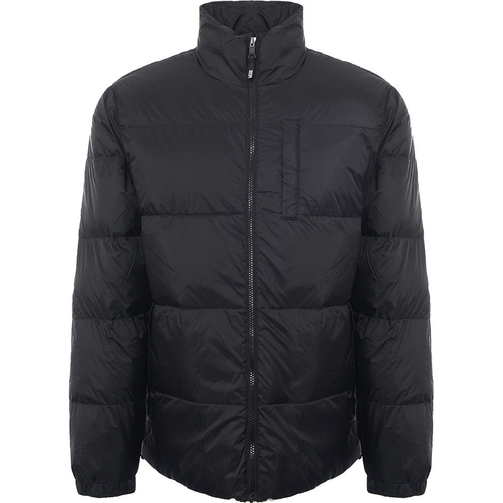 Mens black puffer jacket sale online