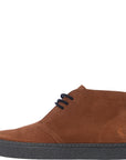 Fred Perry Mens Brown Hawley Suede Desert Boots