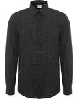 Calvin Klein Men's Black Easy Care Slim Shirt