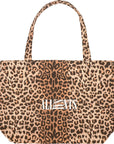 AllSaints Women's Oppose Tote Bag in Leopard Print