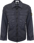 Stone Island Mens Over Shirt In Blue