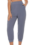Lorna Jane Launch Active 7/8 Track Bottom in Powder Grey