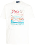 Polo Ralph Lauren Men's White Vintage Fishing Tours T-Shirt