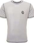 Ostrya Mens Sidecar Pique Active Grey Tee