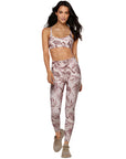 Lorna Jane Vintage Palm Ankle Biter Leggings in Vintage Palm Print