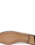 Gucci Womens Brixton Horsebit Detailed Leather Collapsible Heel Loafers In Neutrals