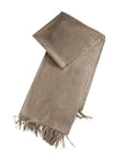 Auralee Mens Cashmere Scarf In Brown