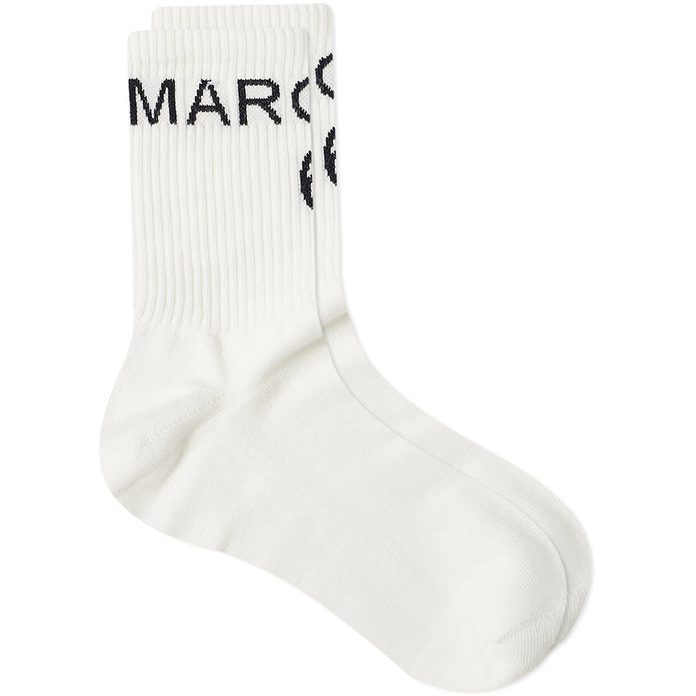 Mens MM6 Maison Margiela Logo Socks