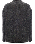 Mens Tweed Shirt Blazer In Grey