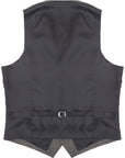 Men's Hackett, Mayfair Flannel Houndstooth Waistcoat in Grey & Black